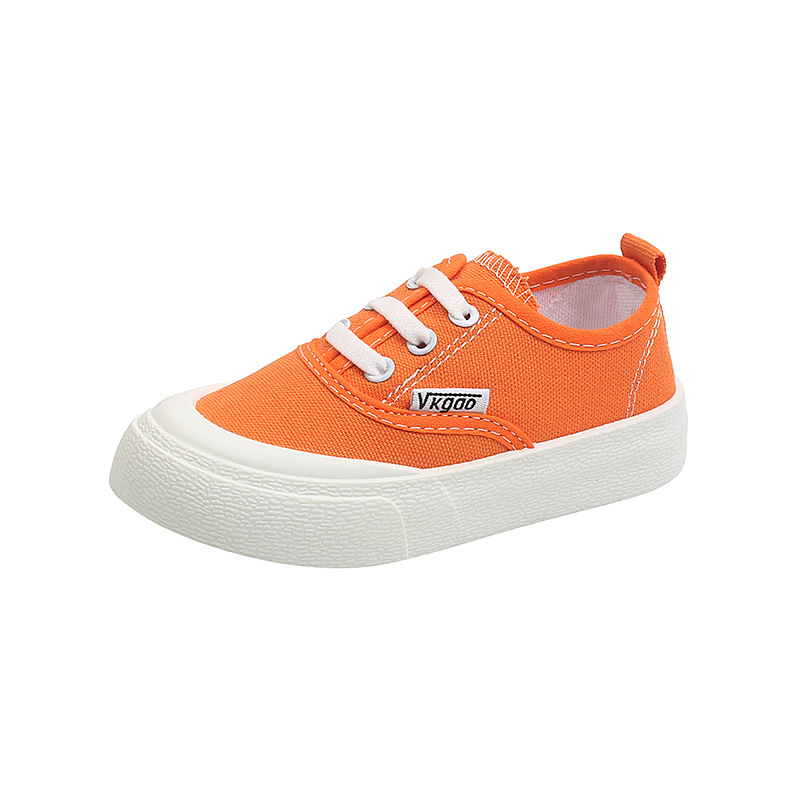 Children's canvas girls' 2024 Spring and Autumn new leopard print set foot pedal board shoes, baby casual shoes_voghion.com