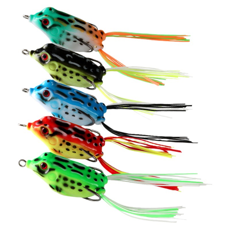 Fábrica al por mayor Rana trueno conjunto de lanzamiento lejos Luya cebo falso pescado pesado gancho de pesca Rana trueno pescado negro matar al por mayor spot