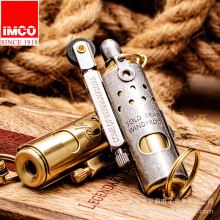 IMCO爱酷5700拉炮筒煤油复古个性铜内胆打火机礼盒送男友代发