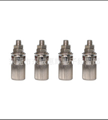 純銅 M5*34mm 全金属接地柱 5mm ネジ端子柱 静電端子 ネジ式バナナソケット