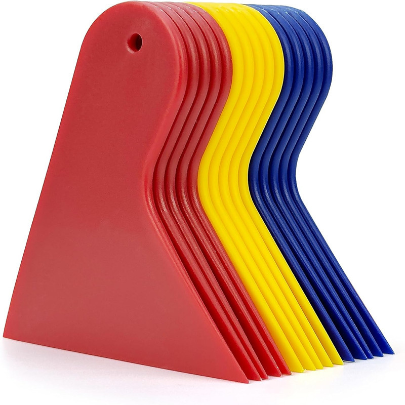 Car Film Tool Small Triangle Scraper Glass Cleaning Advertising Multi-Functional Triangle Paste Car Clothing Defoaming Scraper