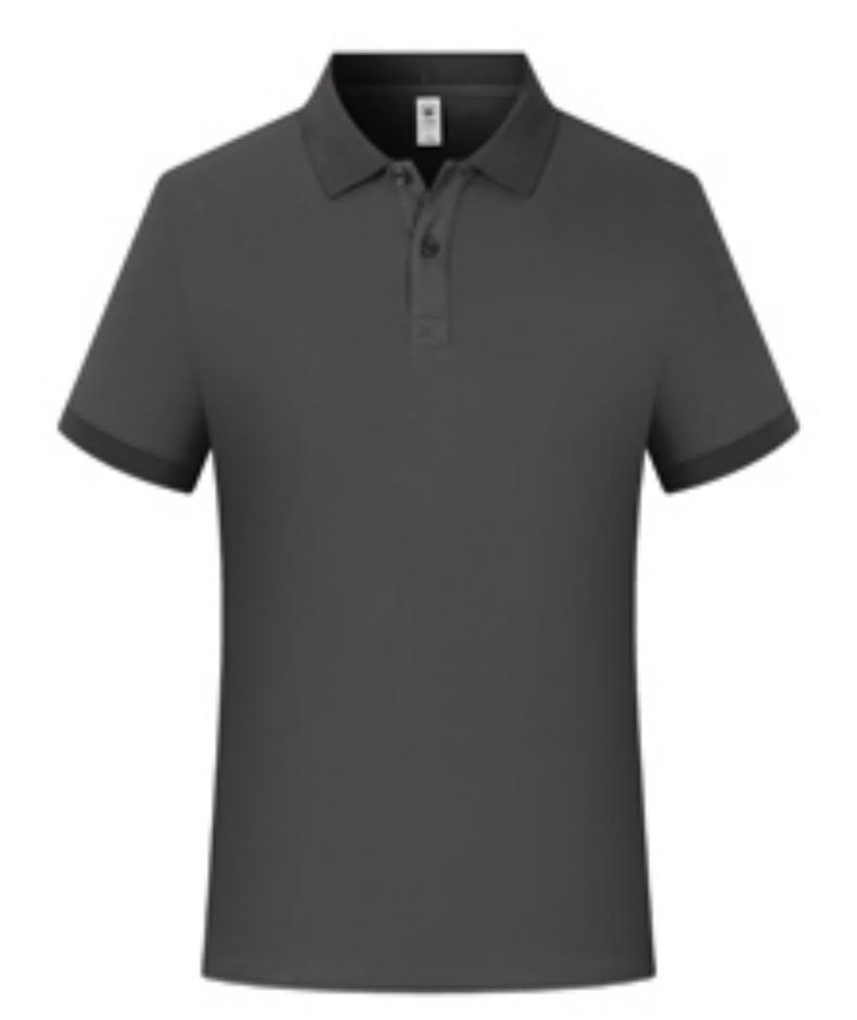 Camiseta Polo de Verano 2026 para Hombre, Camiseta de Manga Corta Holgada, Cuello Transpirable, Antiarrugas, Color Puro, Top Fino de Media Manga