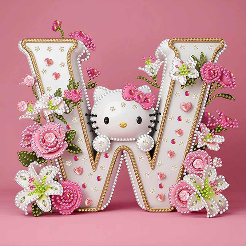 Aliexpress кроссборд KT кошка алмазная мозаика cartoon буква наклейка ручной работы diy гостиная декор картина популярная алмазная