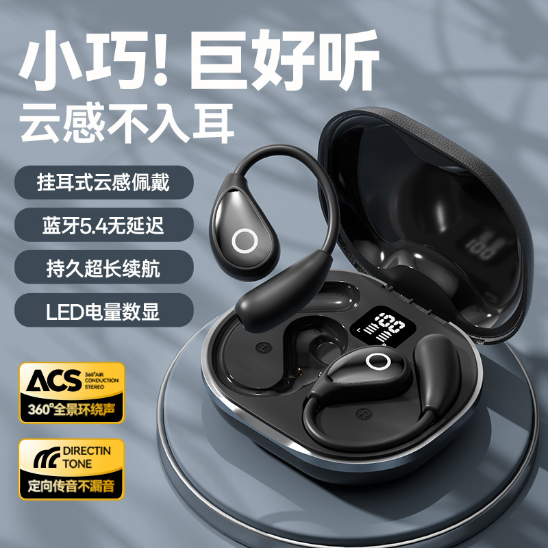 适用于华为小米索尼M95跨境OWS开放式AI翻译蓝牙耳机运动无线耳机|undefined