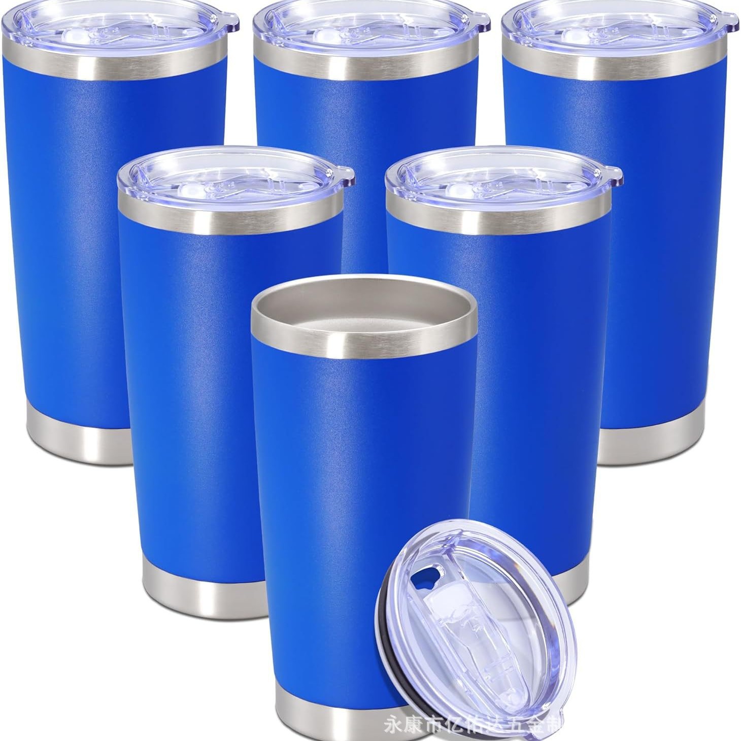 Ventas transfronterizas calientes 304 taza de aislamiento térmico de acero inoxidable de doble vacío de 20oz taza de aislamiento térmico portátil de automóviles de hielo