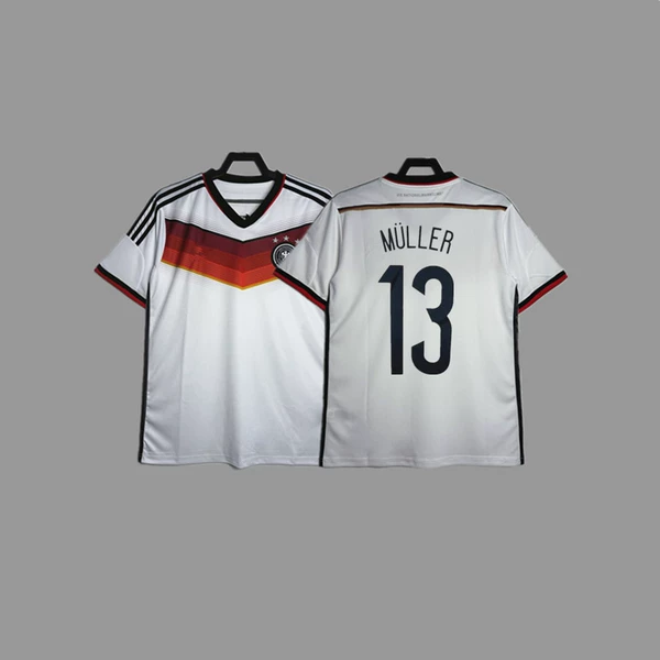 2014 Germany Home White + Printed No. 13
