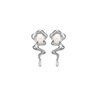 Small design metal universal zirconium, fashionable earrings, trend of season