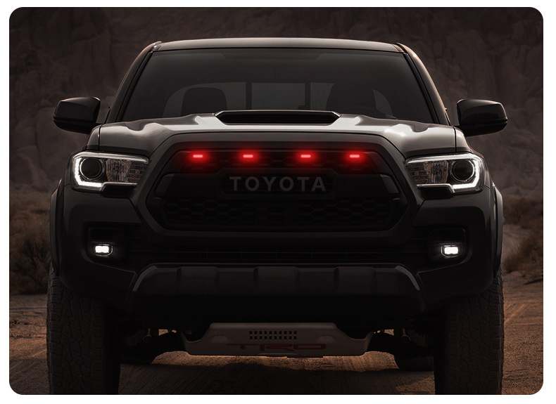 Car led net small yellow light driving daytime running light warning SUV off-road vehicle general change decoration colorful flash light