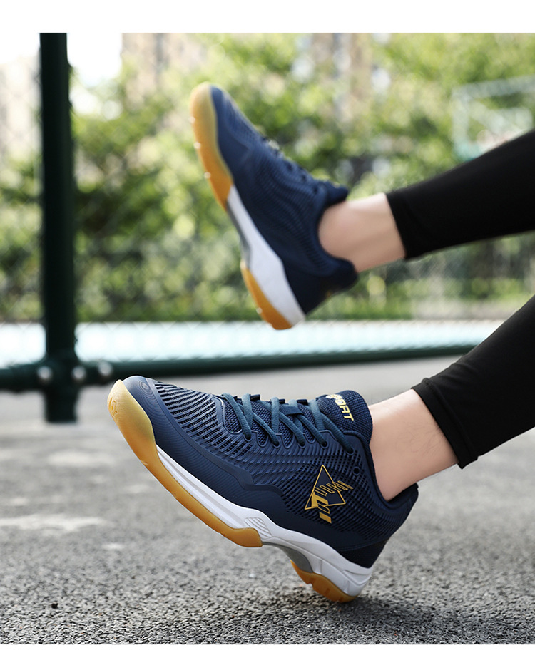 Zapatos de bádminton estilo pareja, competiciones deportivas de estudiantes jóvenes de entrenamiento profesional, zapatos de voleibol para mujeres, anti_voghion.com
