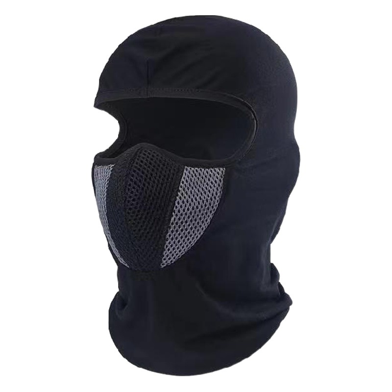 Verano hielo seda cara cubierta Riding bufanda expreso para llevar jinete al aire libre a prueba de polvo a prueba de viento cara protección cuello máscara