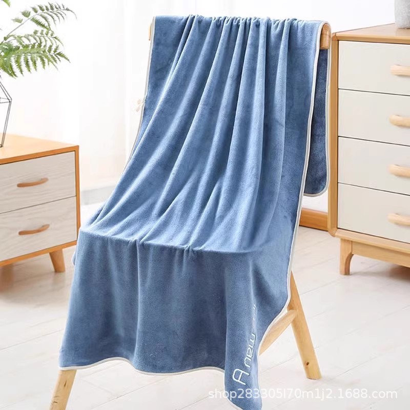 toalla de espesamiento sin cabello absorción de agua fácil de secar salón de belleza conjunto de toalla de baño pareja toalla de cabello seca de microfibra para el hogar