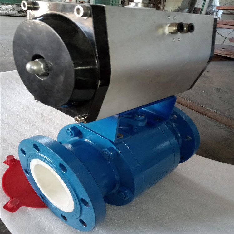 VQ641TC-16C VQ641TC-16P 气动V型陶瓷球阀 单双作用气动陶瓷球阀