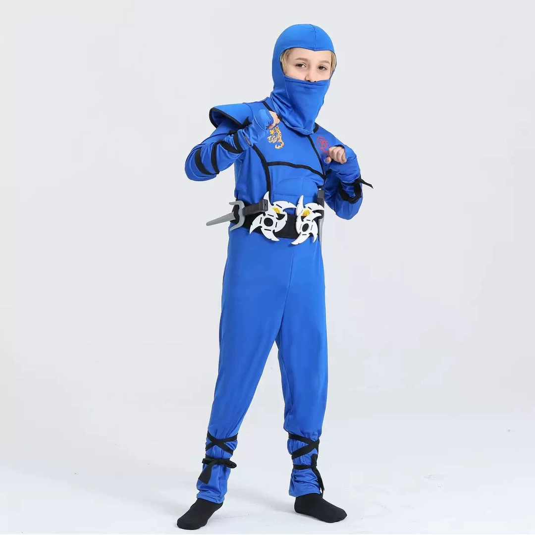 Новый хэллоуин аниме костюмы детское выступление Naruto, одежда самурая, одежда ниндзя