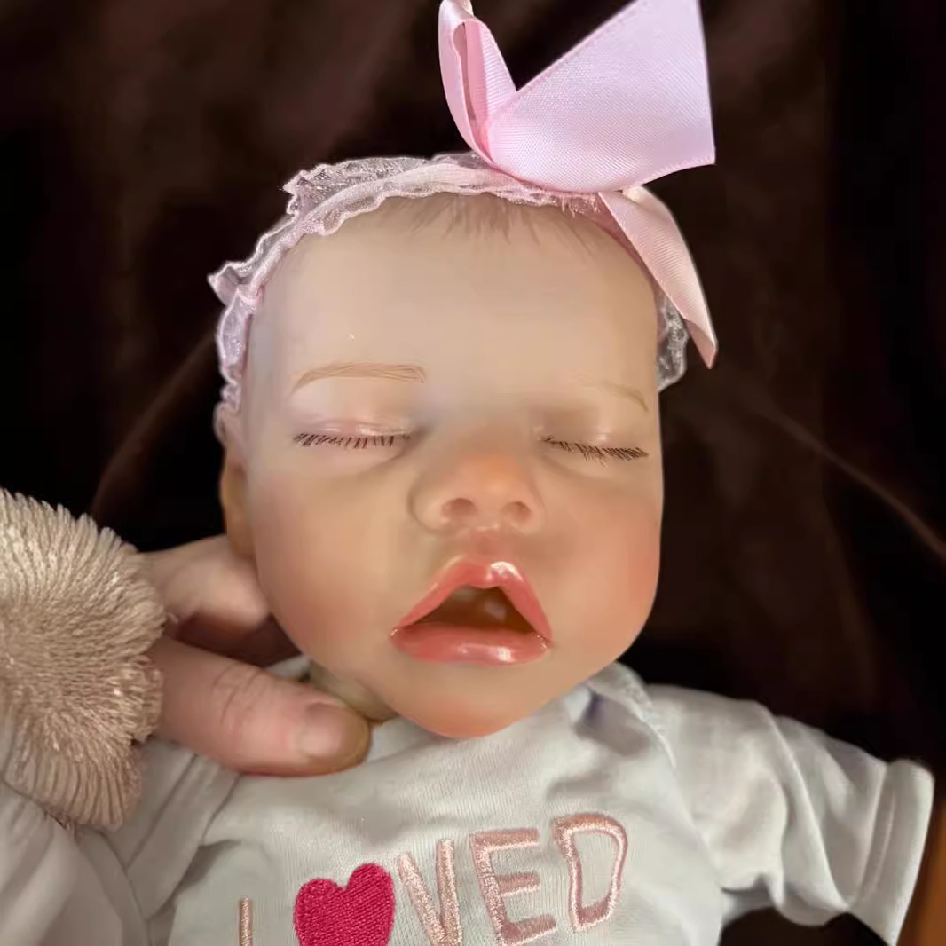Muñecas hechas a mano 18 adecuadas para madres recién nacidas en venta caliente educación temprana transfronteriza gemelos pulgadas juguetes tela de bebé