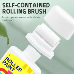 Qiaomei small roller paint, clean smell, environmentally friendly latex paint, wall repair paste, graffiti repair, small roller brush, repair paint, drop shipping