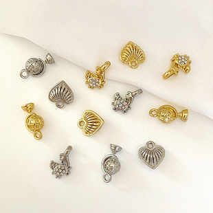 Cute Mini Crab Ripple Heart Globe Pendant Collection Handmade DIY Earrings Necklace Bracelet Accessories
