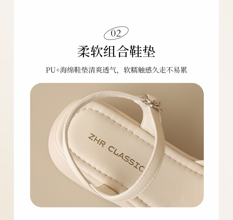 Giày sandal cao gót nữ đính đá phong cách thời trang — KY65 Bạc chi tiết 11