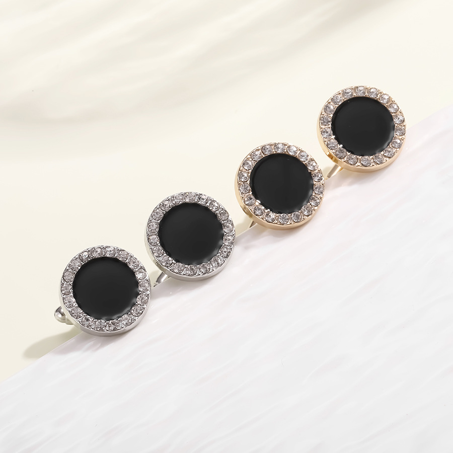 Neue heiße verkauf herrenmode Französisch legierung diamant manschettenknöpfe manschettennägel hemdknöpfe_voghion.com