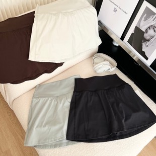 Original Lulu Yoga Golf Skirt Align Fabric Sports Fitness High Waist Skirt A-Line Skirt