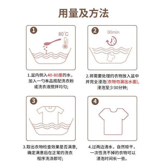 Floral Explosive Salt Bleach Juice Laundry Stain Removal Brightening Whitening Strong Decontamination Color Bleaching Powder Whitening Artifact Wholesale