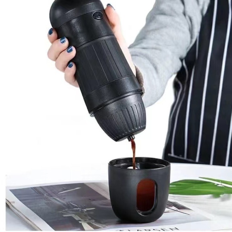 Electric portable coffee machine handheld American capsule coffee powder Universal Travel portable mini coffee machine