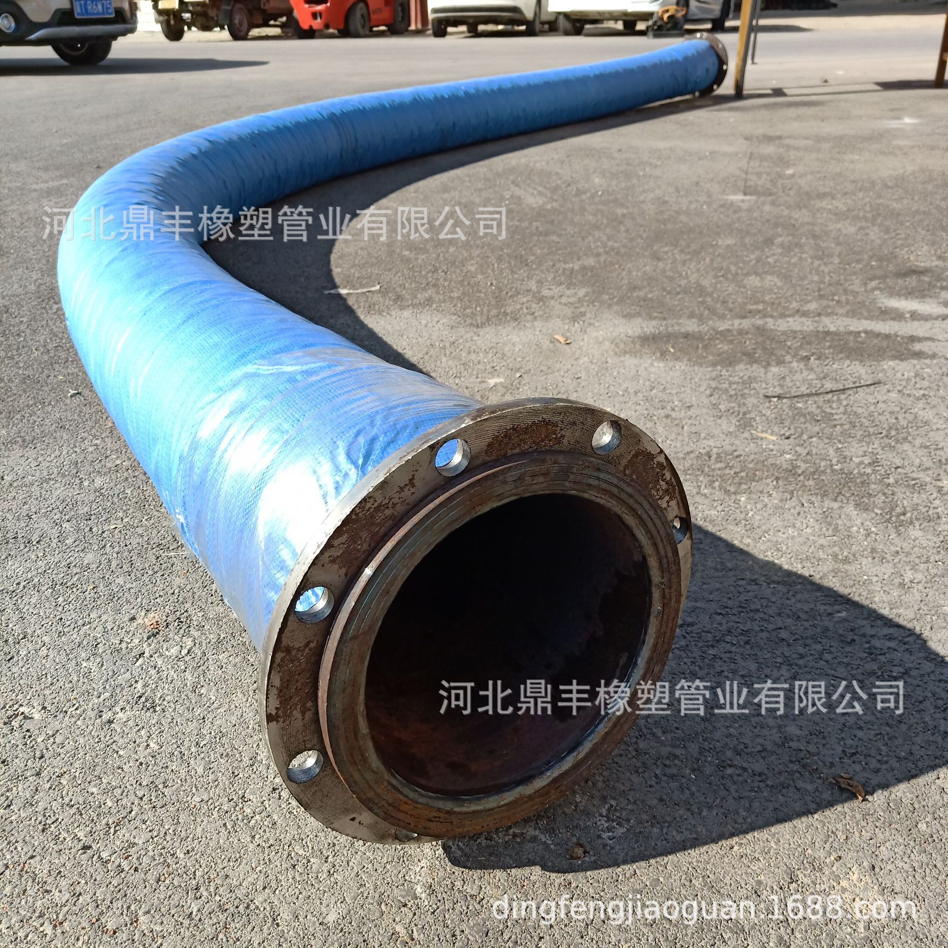 厂家供应喷煤胶管 大口径法兰高压排水胶管 DN200 耐磨钢丝胶管