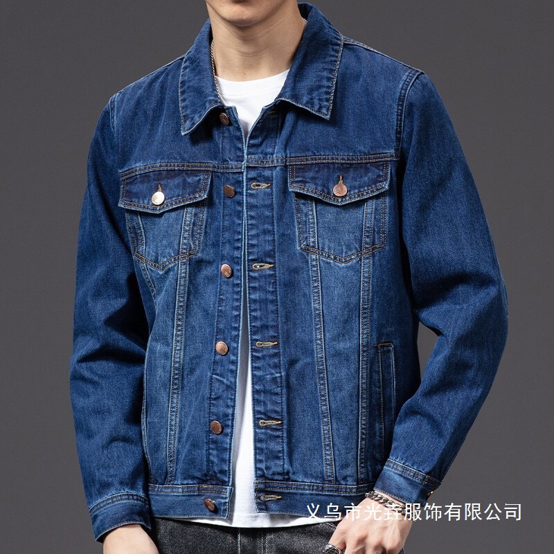 2026 Summer Domestic First and Second-Tier Brand Youth Men's Non-Hooded Lapel Wool Jacket, Wear-Resistant, Wrinkle-Free, and Anti-Wrinkle