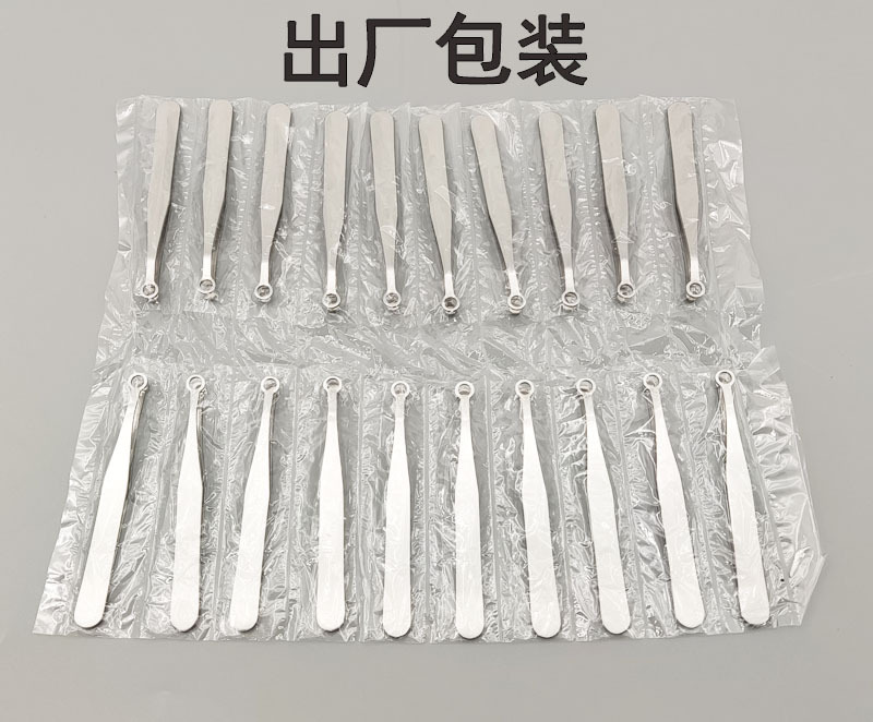 Acero inoxidable cabeza redonda anillo nariz pelo tijeras prensa en forma de nariz pelo clip nariz pelo cuchillo cuero cubierta barba trimmer belleza herramienta