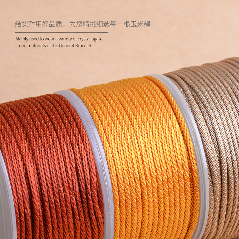 2/3mm Corn Corduroy Cord, Semi-finished Cord, Handmade DIY Bead Making Pendant Necklace Cord Jewelry Thread