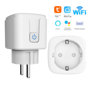 Graffiti WiF smart socket European gauge plug APP remote control smart timer switch voice control 16A20A