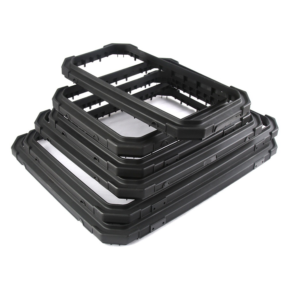 25L-100L motocicleta caja de cola de aleación de aluminio caja lateral accesorios integrados marco impermeable marco medio caja de cola accesorios de montaje