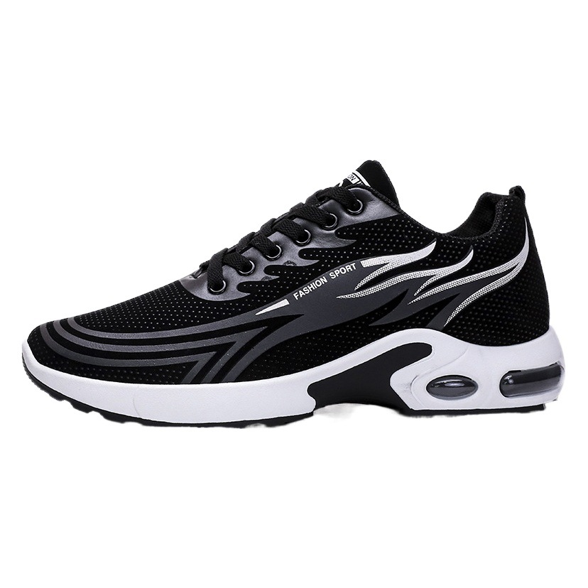 2023 nuevos zapatos de los hombres del otoño al por mayor transpirable suela gruesa deportes casual zapatos de los hombres tendencia coreana zapatos de cojín de aire