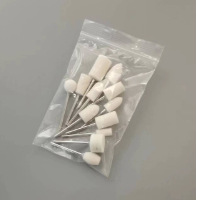 Cabeza de pulido de lana de soporte 12PC, lijadora de uñas, cabezal de pulido de uñas eléctrico, juego de cabezal de pulido de lana