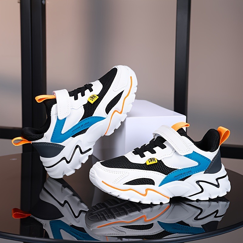 Children's Lightweight Sports Shoes 2025 Mesh Running Spring Boys' Soft-Soled Breathable Shoes Cross-Border Hot Style