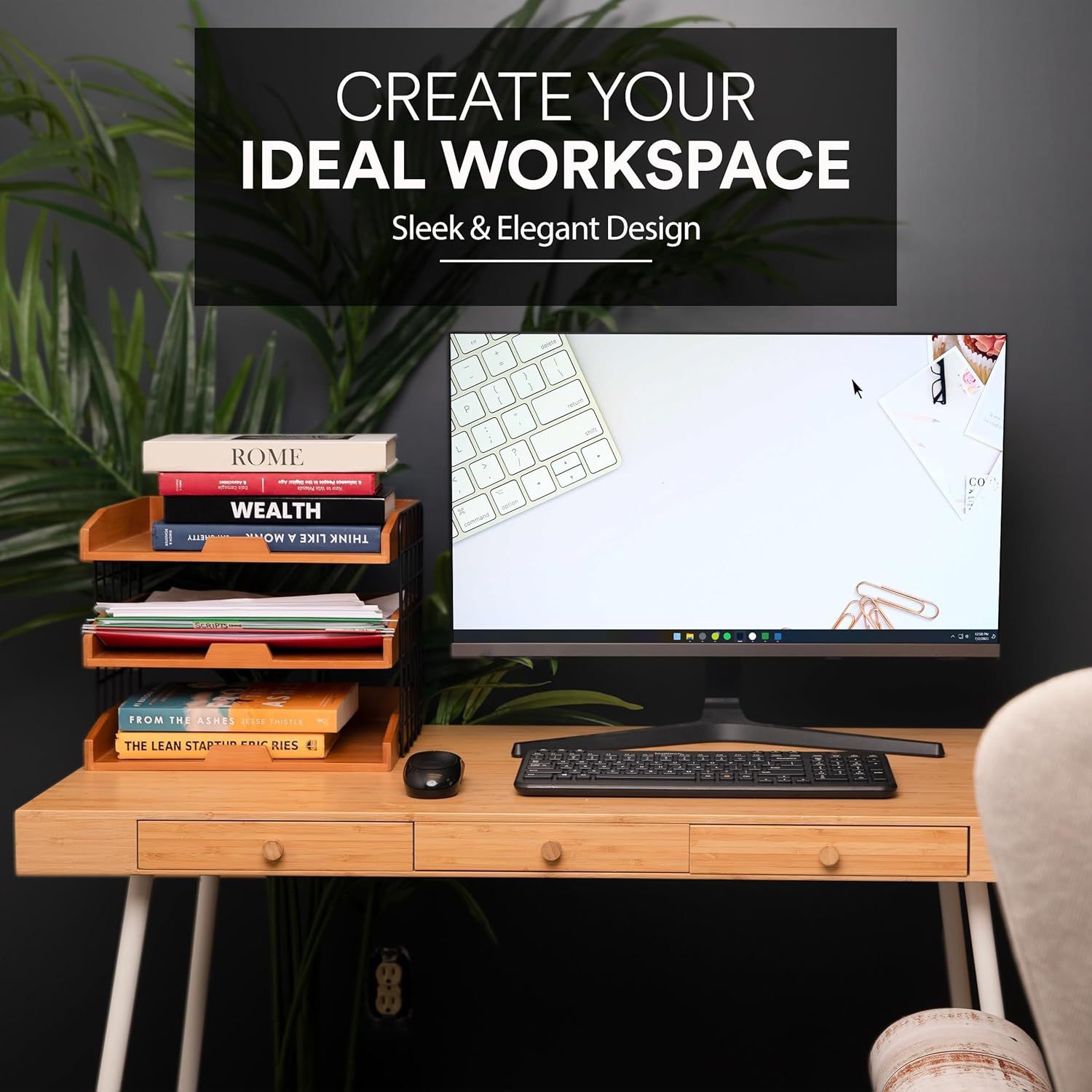 Wooden storage system for documents