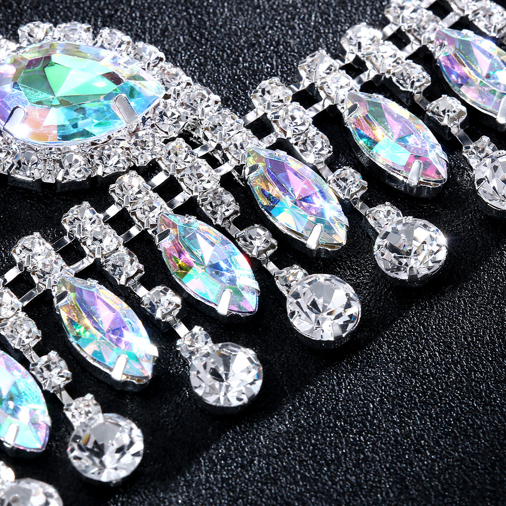 Máscaras de gota de agua exóticas máscaras de diamante de diamante de Europa y América máscaras accesorios de Halloween máscaras