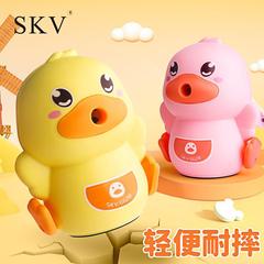 Cute and Adorable Duck Hand-Crank Pencil Sharpener, Primary School Student Prize, Children's Stationery Supplies, Automatic Lead-In Pencil Sharpener, Wholesale