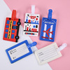 Cartoon card holder PVC, cute luggage luggage tag, wholesale