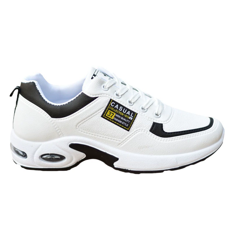 Кроссовки мужские непромокаемые кожаные туфли мужские низкие белые туфли повседневные кроссовки универсальные белые модные туфли для студентов