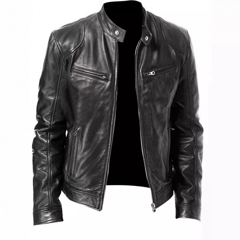Keep warm fashionable polyurethane jacket, cardigan with zipper