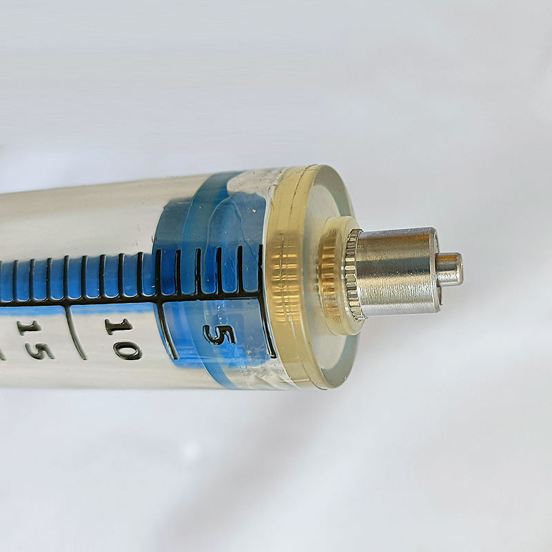 Aguja de jeringa de acero azul veterinaria Aguja de jeringa de barril veterinario Aguja de jeringa de acero azul Aguja de jeringa de acero plástico