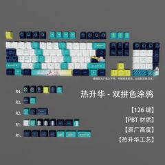 现货跨境键帽PBT热升华工艺键盘帽星空物语全套适配十字轴键帽