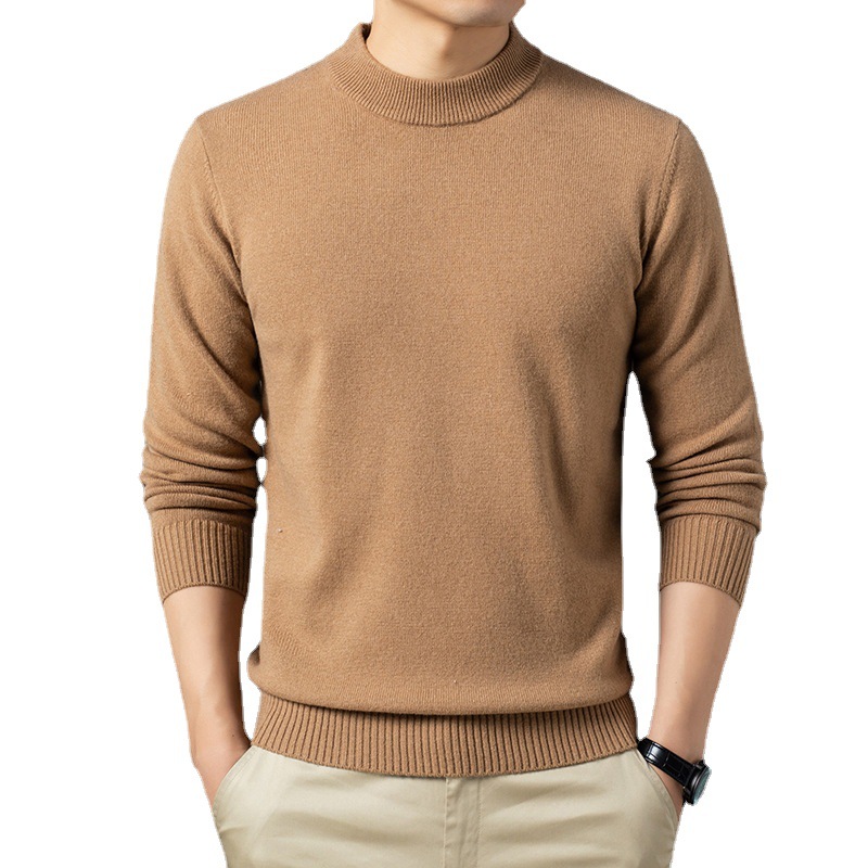 Woolen solid color multicoloured keep warm sweater for leisure