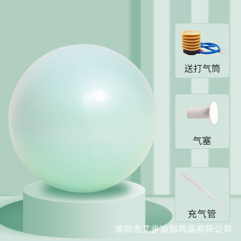 プラティヨガボールは出産後に厚くなった防爆初心者のフィットネスボール25cmミニヨガボールは小さいです。|undefined