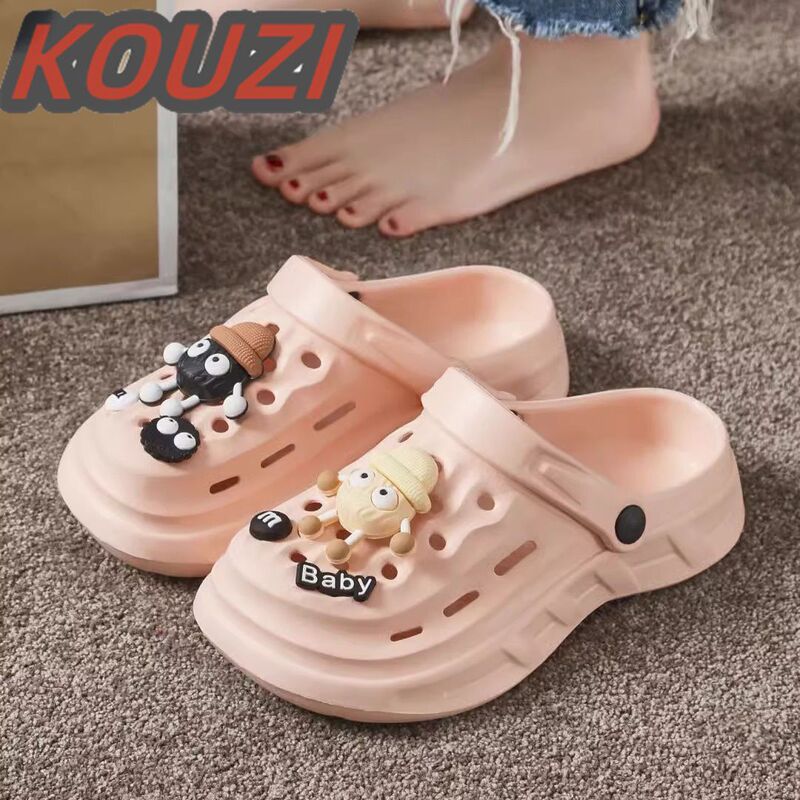 Popular Clogs for Cross-Border E-Commerce on Temu, Lightweight, Odor-Resistant Beach Style, Non-Slip Casual Sandals, Breathable and Comfortable