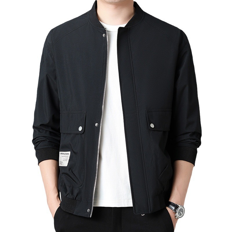 Primavera y otoño nuevo tipo de chaqueta de béisbol hombre chaqueta casual coreana primavera y otoño chaqueta corta de moda chaqueta de trabajo de hombre image 6