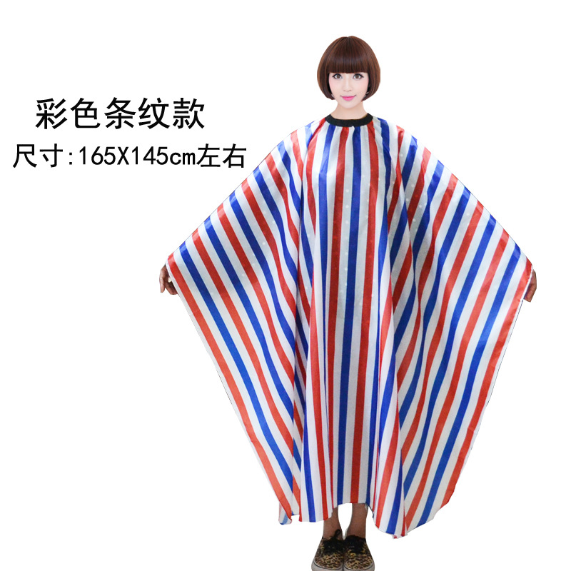 Tiktok Net rojo vintage cabeza de aceite profesional de peluquería y peluquería tela corte de pelo antiadherente más tamaño adulto peluquería babero