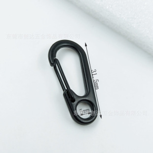 Metal Mini Buckle Spring Hanging Buckle Quick-Hang Paracord Buckle Key Ring Hook Accessories Outdoor Tactical Edc Equipment
