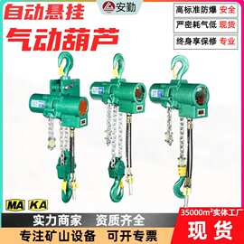 防爆气动葫芦HQ5-3-10吨气动葫芦防爆认证安全可靠气动葫芦定制