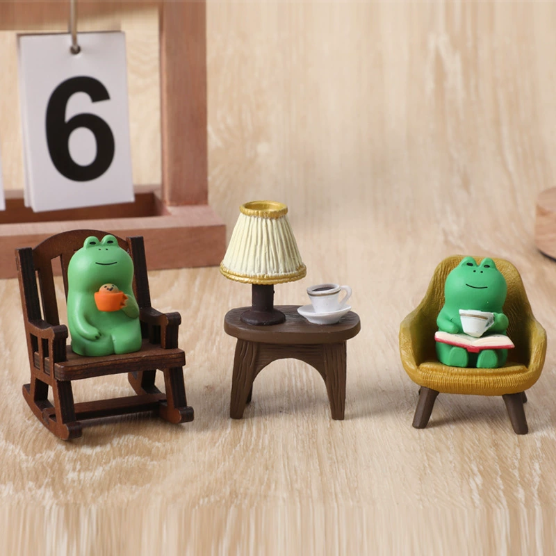 [Подарки] Лягушка вылечивает украшения офисный компьютер рабочий стол книги украшения хорошие вещи